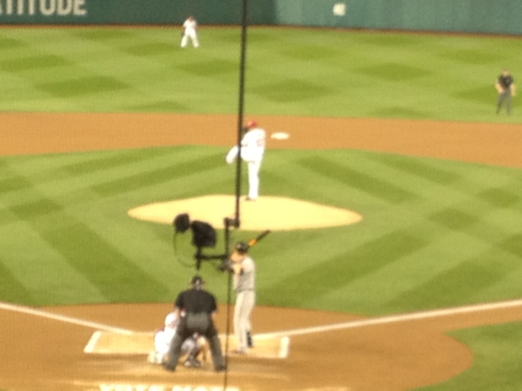 Nathan Karns 1st MLB Pitch. 5/28/13