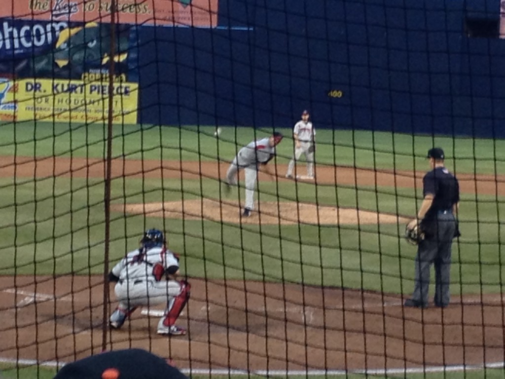 Cody Anderson Carolina Mudcats July 2013