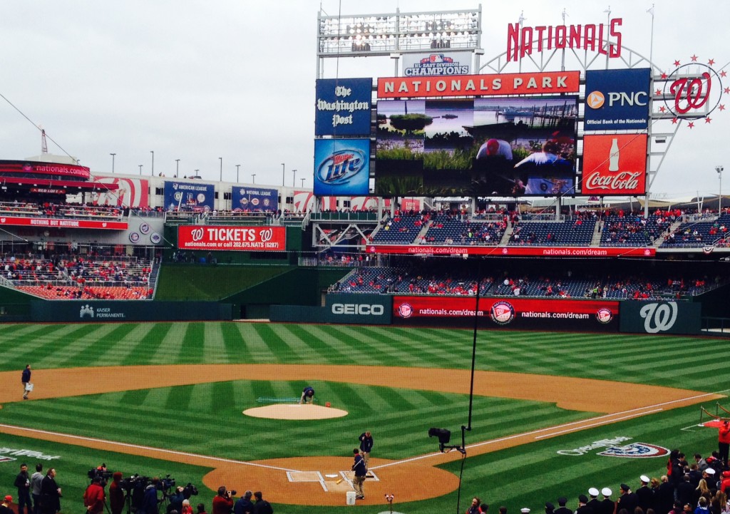 Nationals Park Opening <span id=